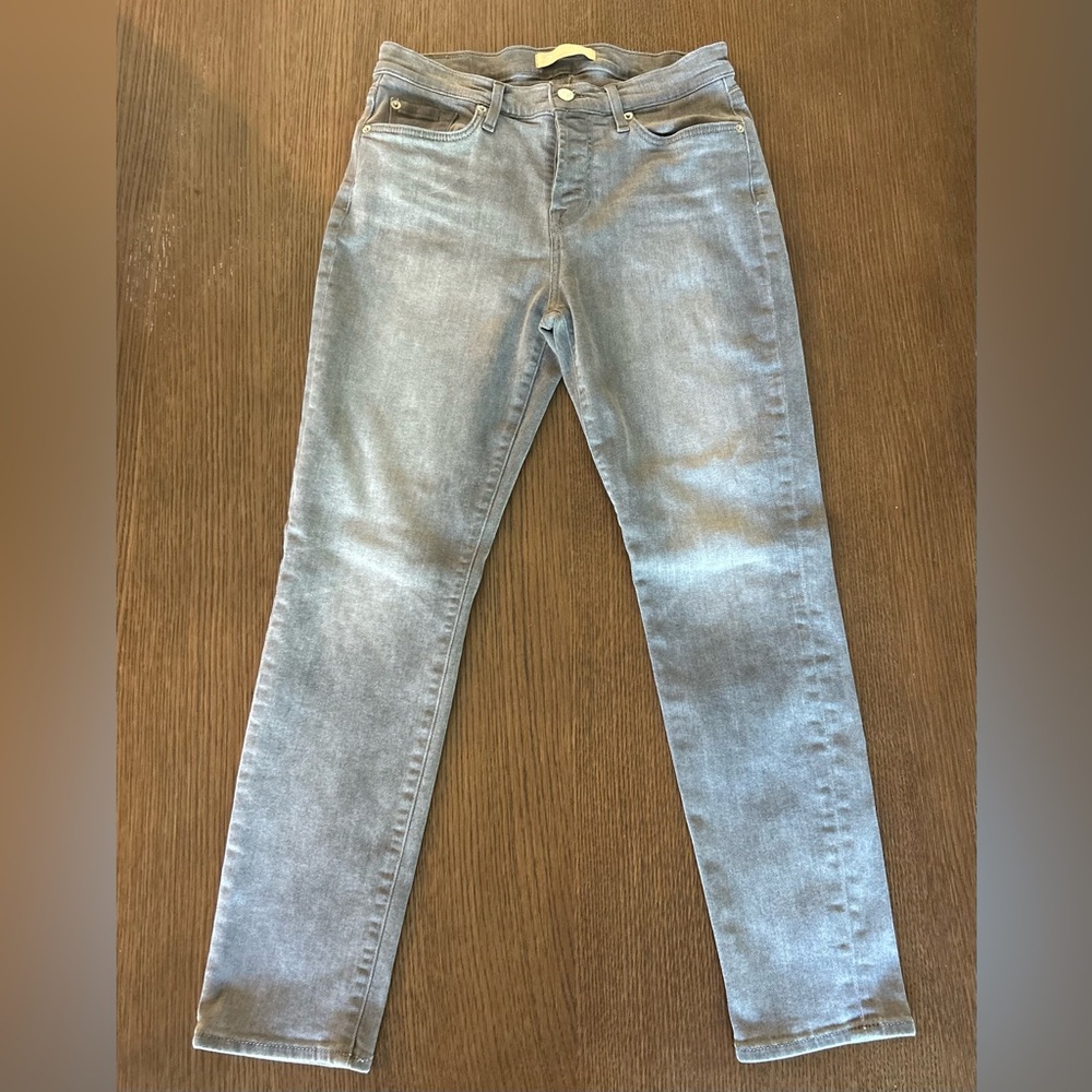 7 For All Mankind Light Gray Women's Skinny Jeans